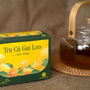 Cách pha trà cà gai leo sen vàng sen 365